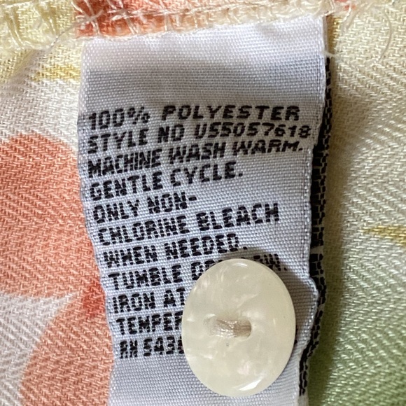 ALIA petite floral button down shirt size 16P - Picture 9 of 10